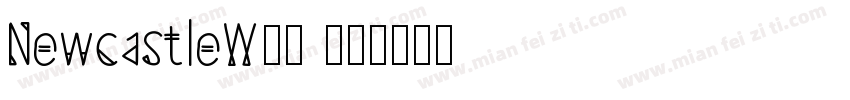 NewcastleW00 字体转换